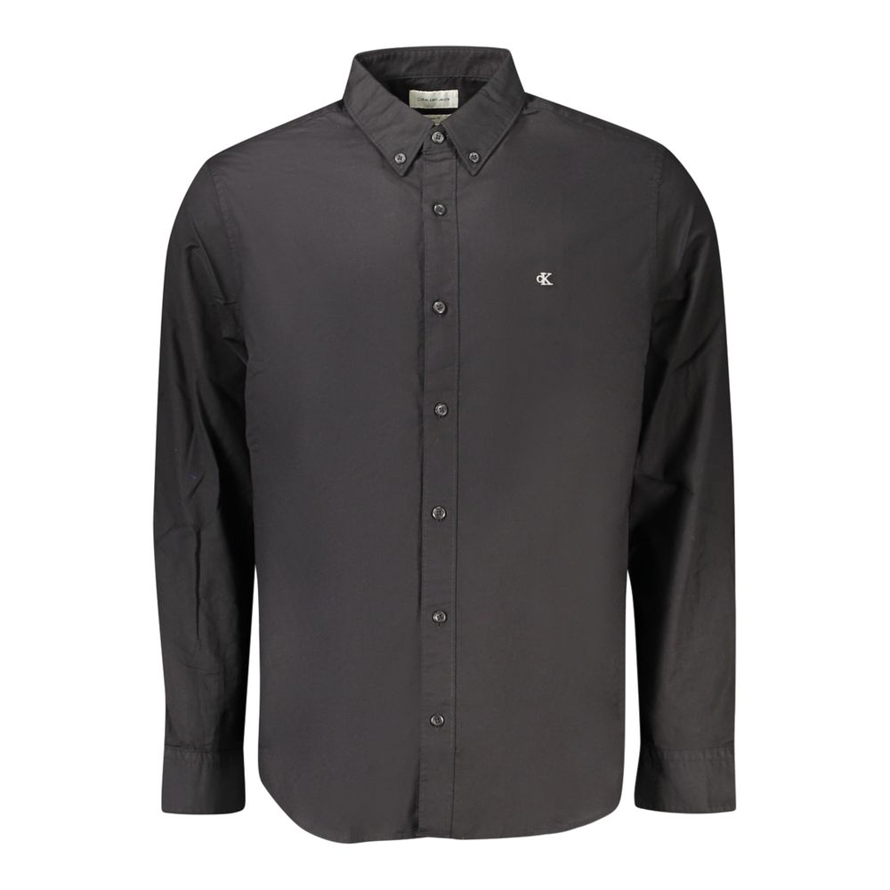 Black Cotton Men Shirt mens luxury fashion - Mens Edit