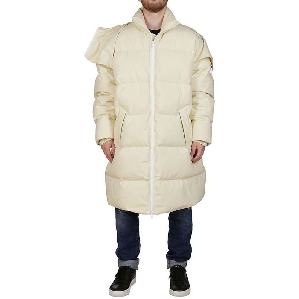 Bottega Veneta Βαμβακερό Hooded Coat σε Μπεζ