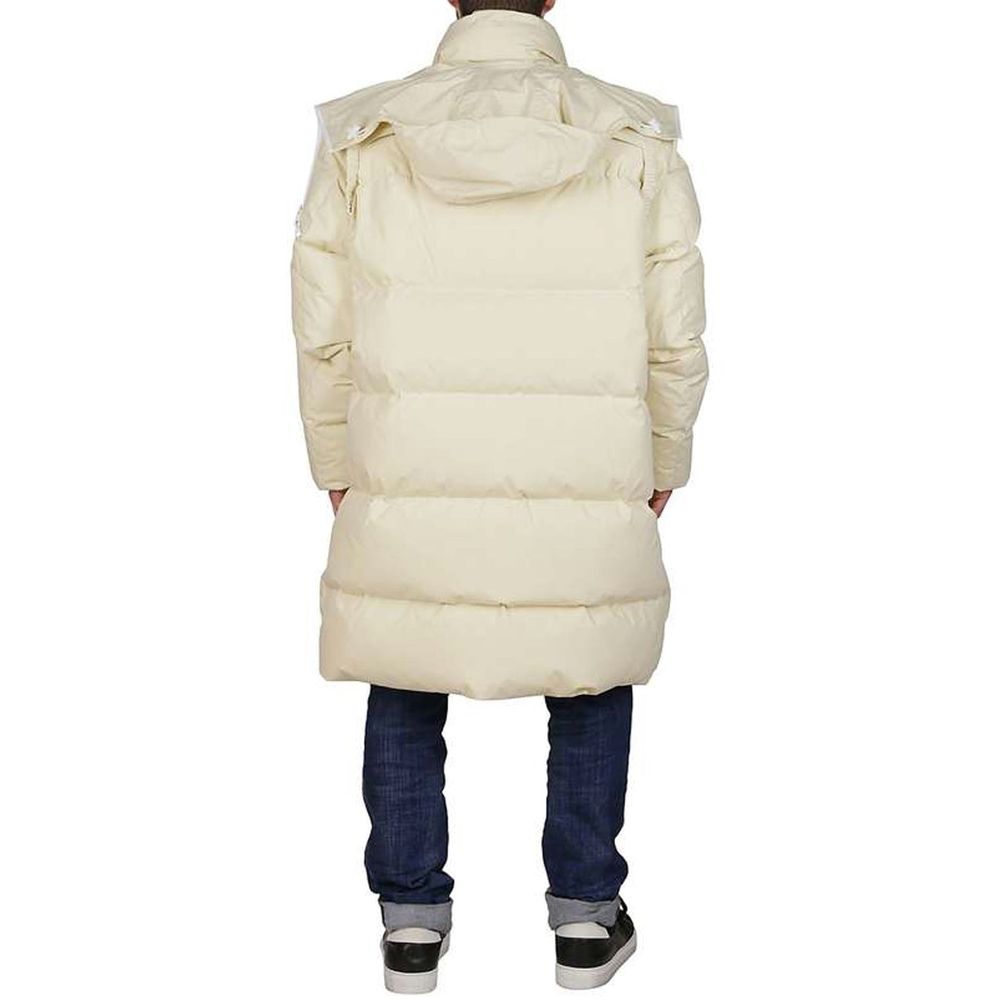 Bottega Veneta Βαμβακερό Hooded Coat σε Μπεζ