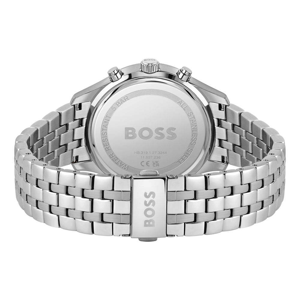 Hugo Boss Stainless Steel Chronograph Watch in Grey