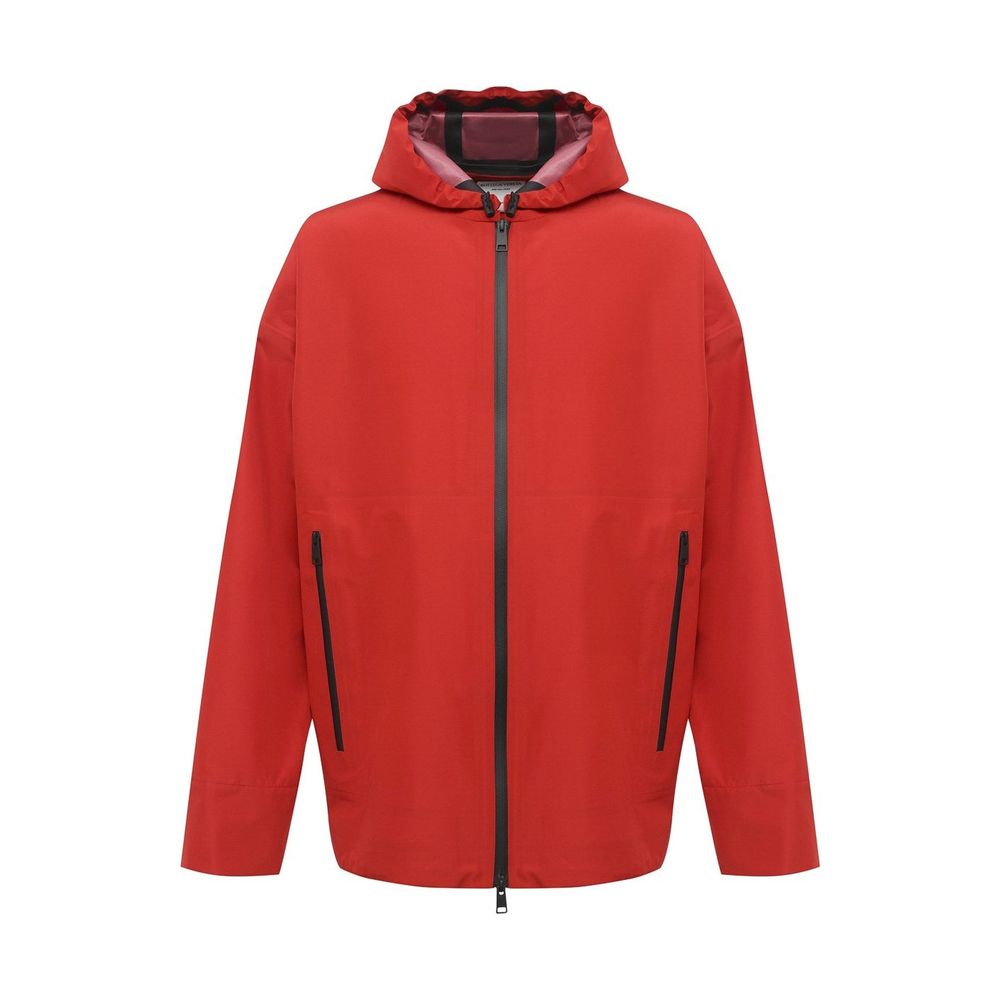 Bottega Veneta Hooded Jacket in Multicolour Polyamide