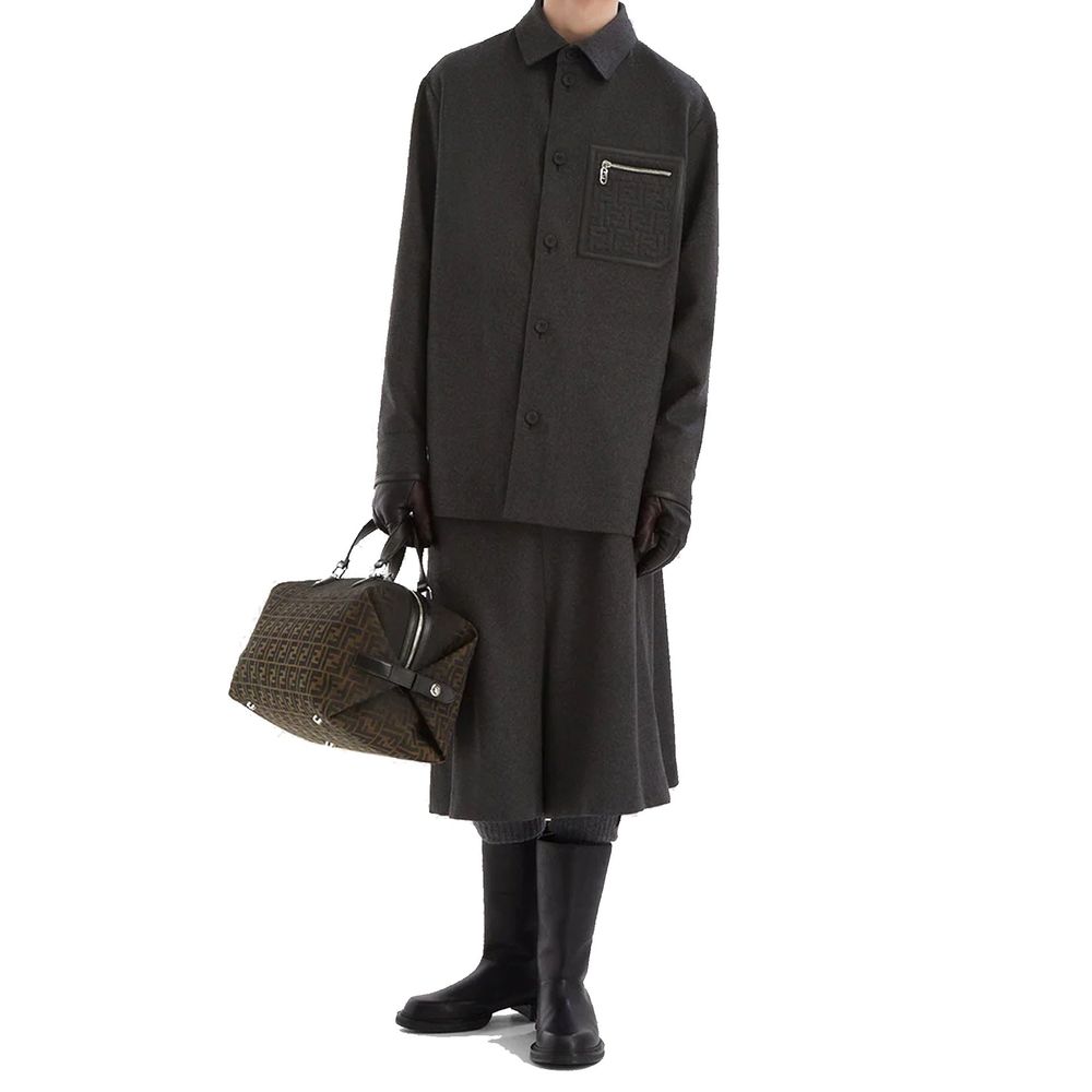 Fendi Jacket από κασμίρ σε Γκρι