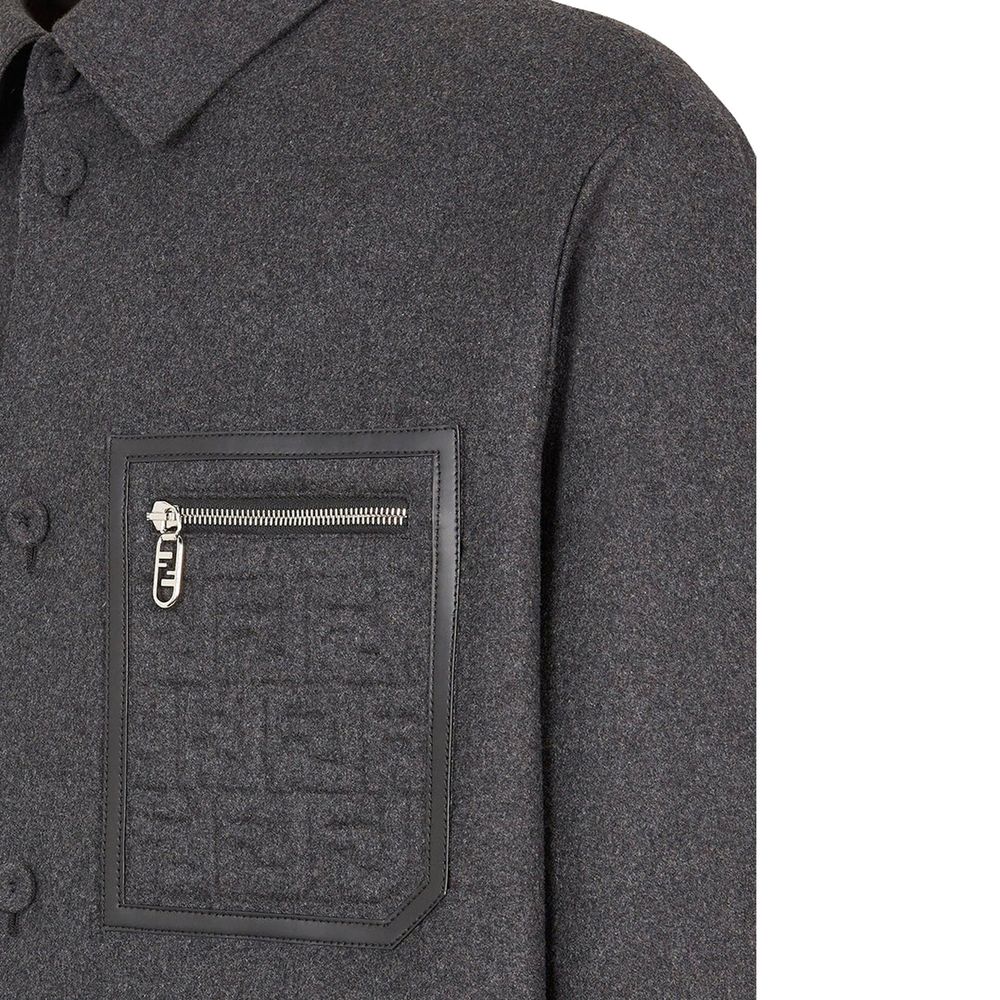Fendi Jacket από κασμίρ σε Γκρι