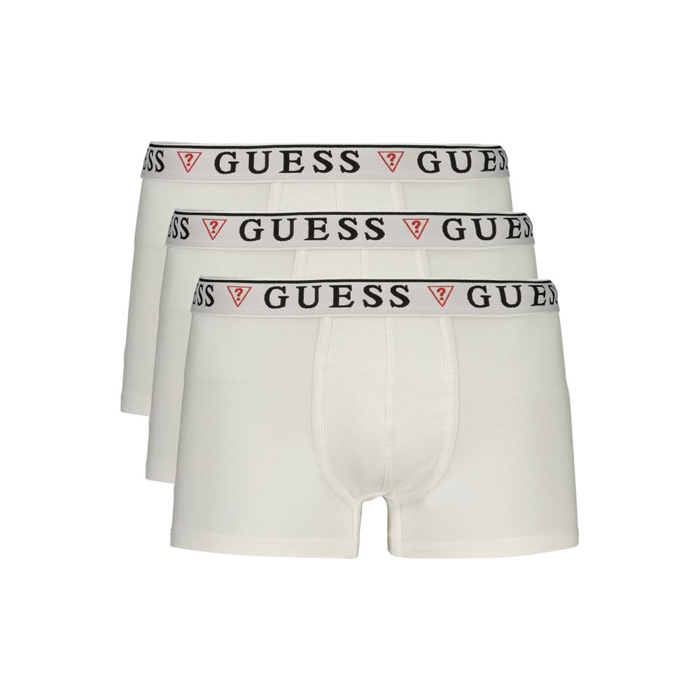 Guess White Cotton Boxer
