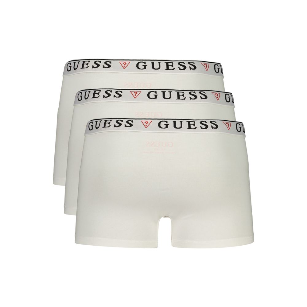 Guess White Cotton Boxer