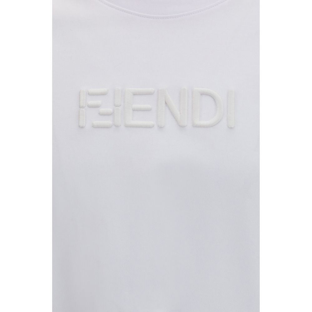 Fendi Βαμβακερό T-Shirt σε Λευκό