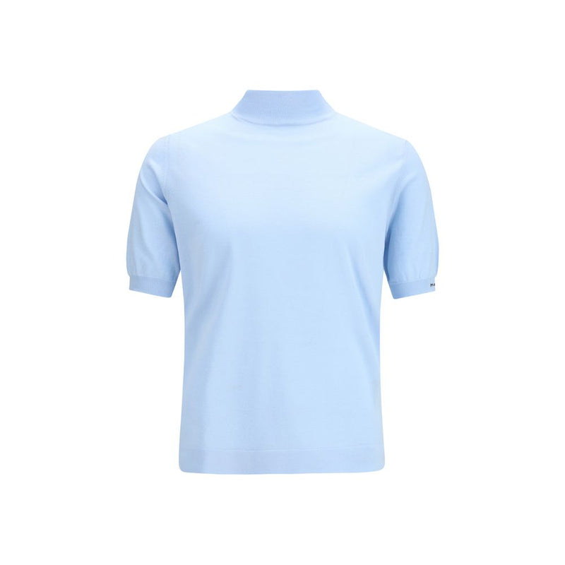 Prada Cotton Sweatshirt in Blue mens luxury fashion - Mens Edit