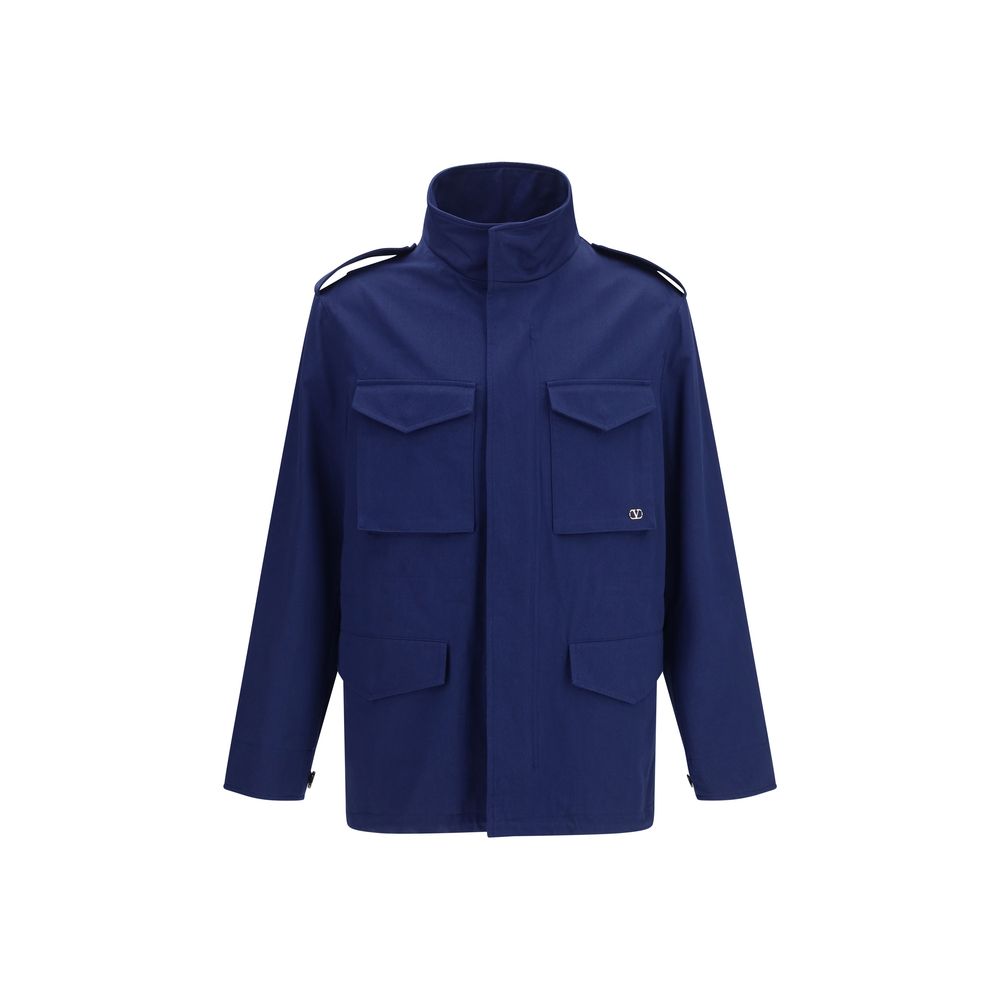 Valentino Vintage Logo Cotton Caban Jacket