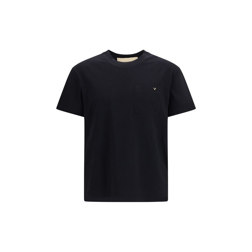 Valentino Cotton T-Shirt in Black