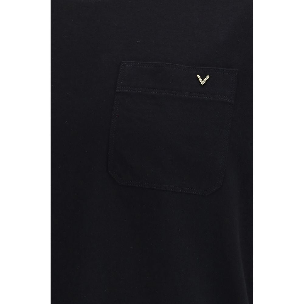 Valentino Cotton T-Shirt in Black