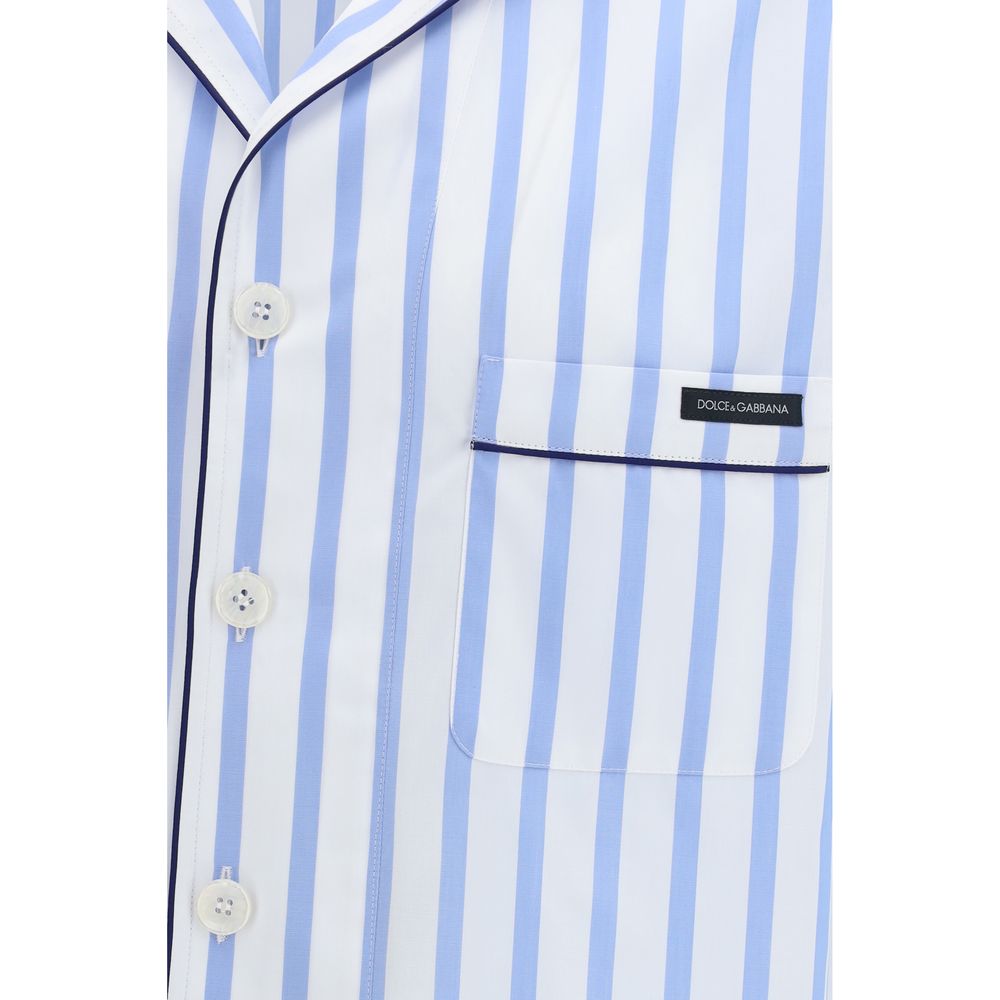 Dolce & Gabbana Cotton Multicolor Pattern Shirt