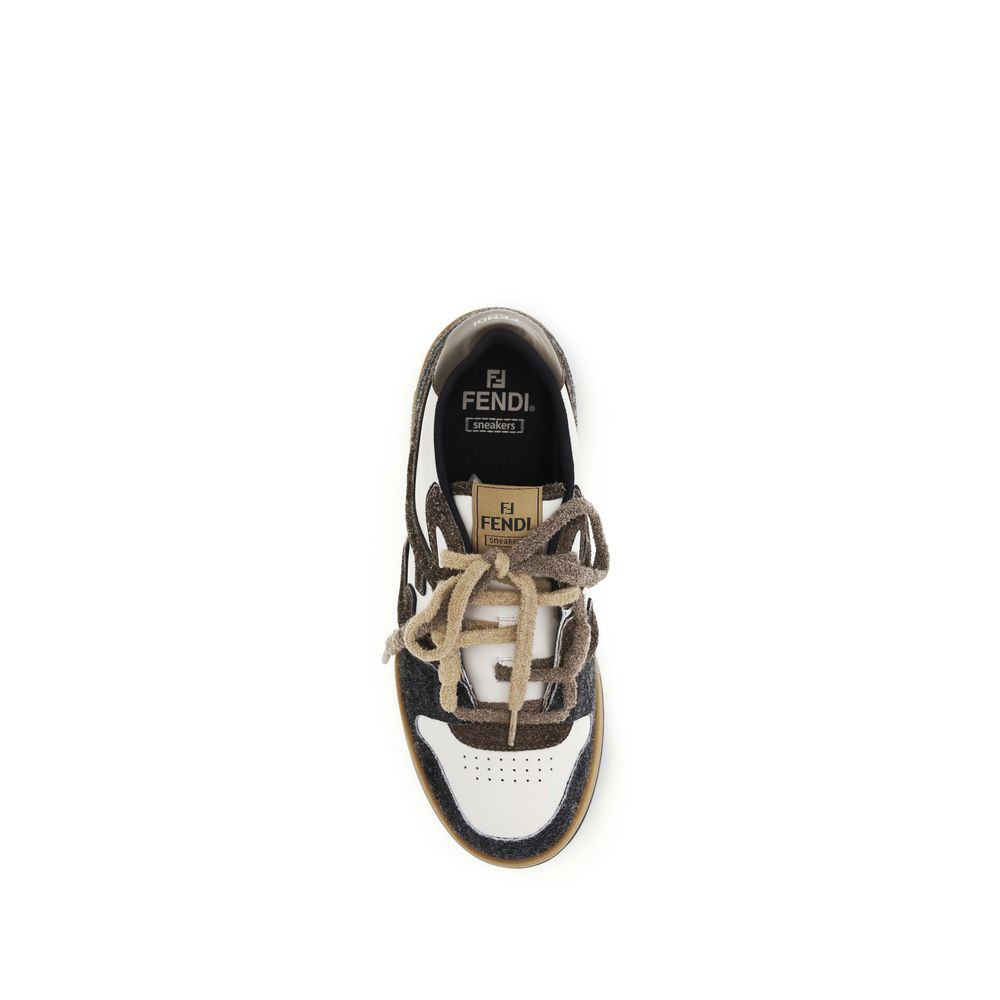 Fendi Sneakers από δέρμα μοσχαριού σε Πολύχρωμο
