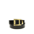 Δερμάτινη Ζώνη Versace SignatureLux σε Μαύρο