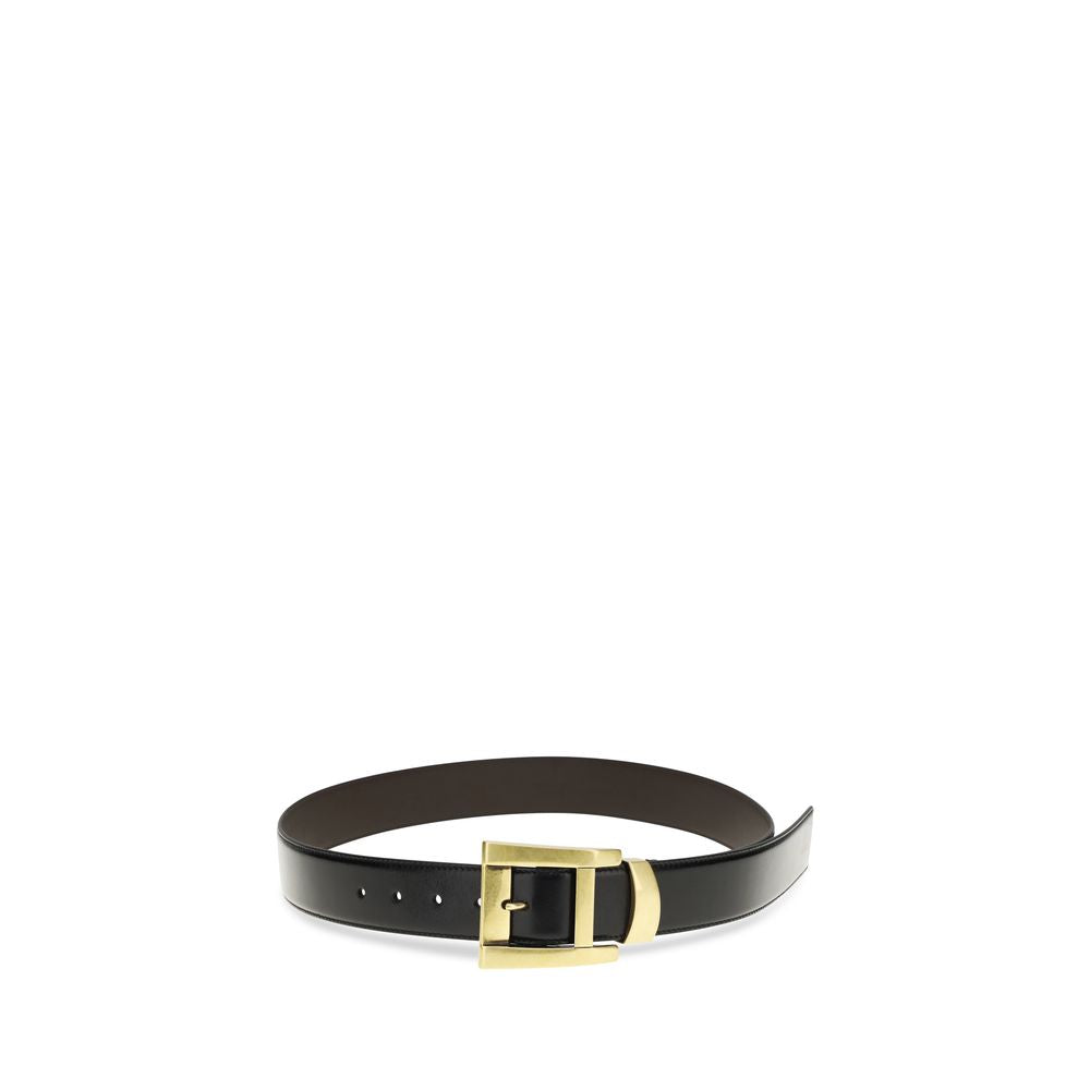 Δερμάτινη Ζώνη Versace SignatureLux σε Μαύρο
