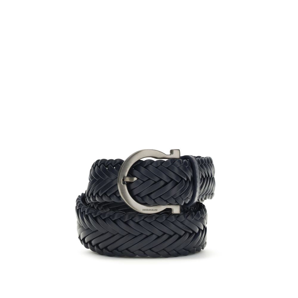 Blue Calf Leather Bos Taurus Belt mens luxury fashion - Mens Edit