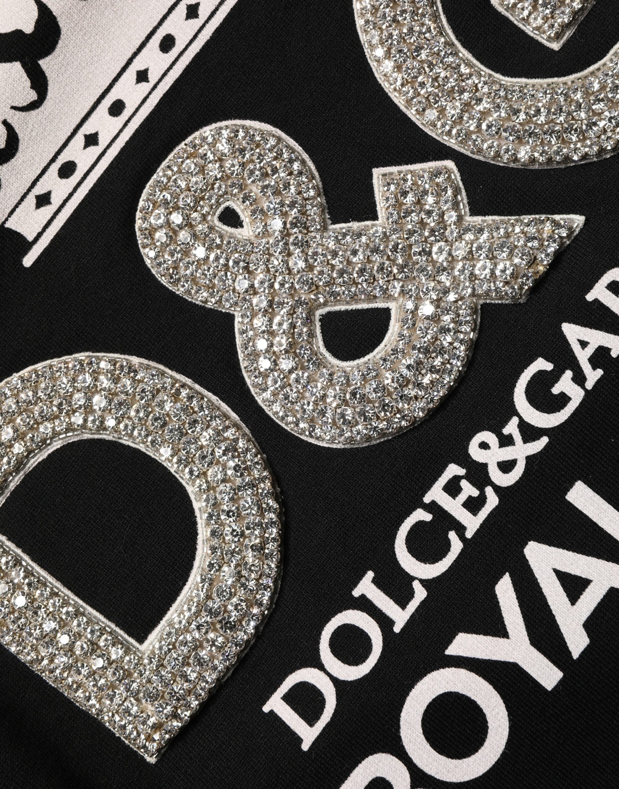 Dolce & Gabbana Φούτερ από 100% βαμβάκι σε Μαύρο