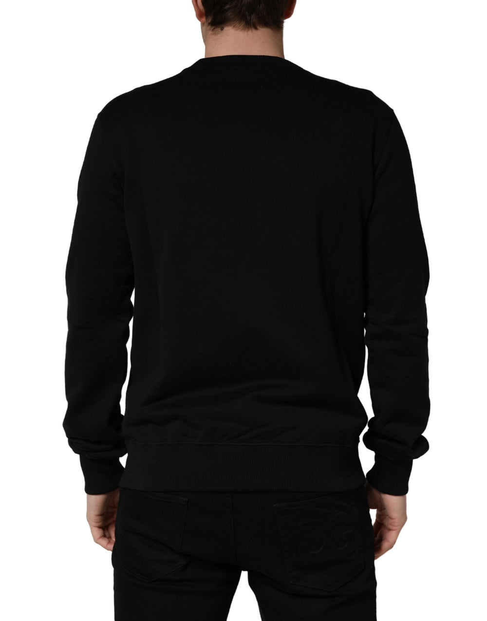 Dolce & Gabbana 100% Cotton Sweatshirt in Black