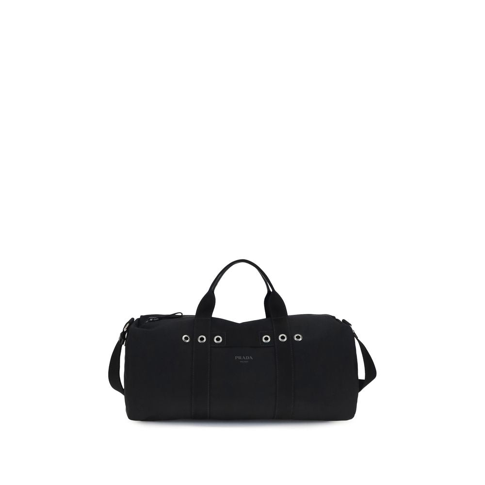 Prada Travel Bag in Cotton Canvas