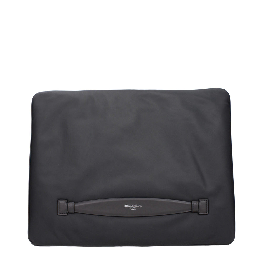 Dolce & Gabbana Fabric Clutch Bag in Grey