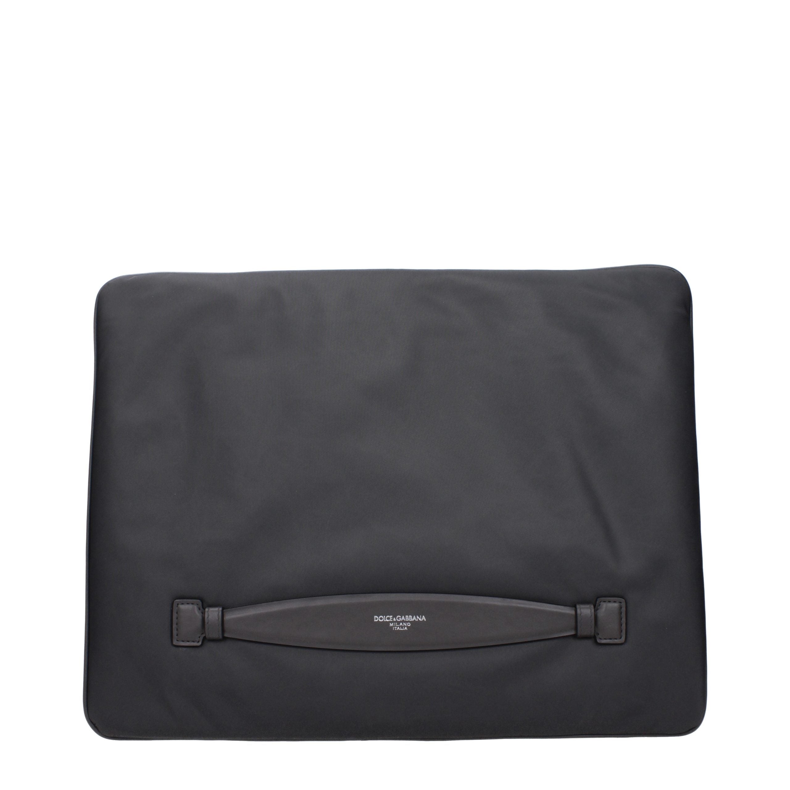 Dolce & Gabbana Τσάντα Clutch από Ύφασμα σε Γκρι
