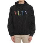 Valentino Hooded Polyamide Shell Jacket