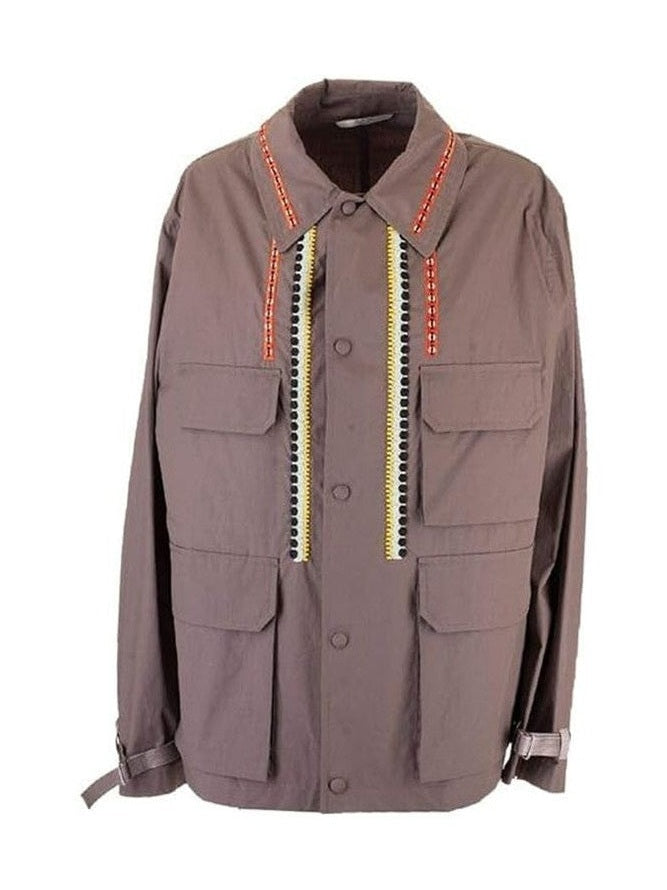 Valentino Coat Cotton Embroidered