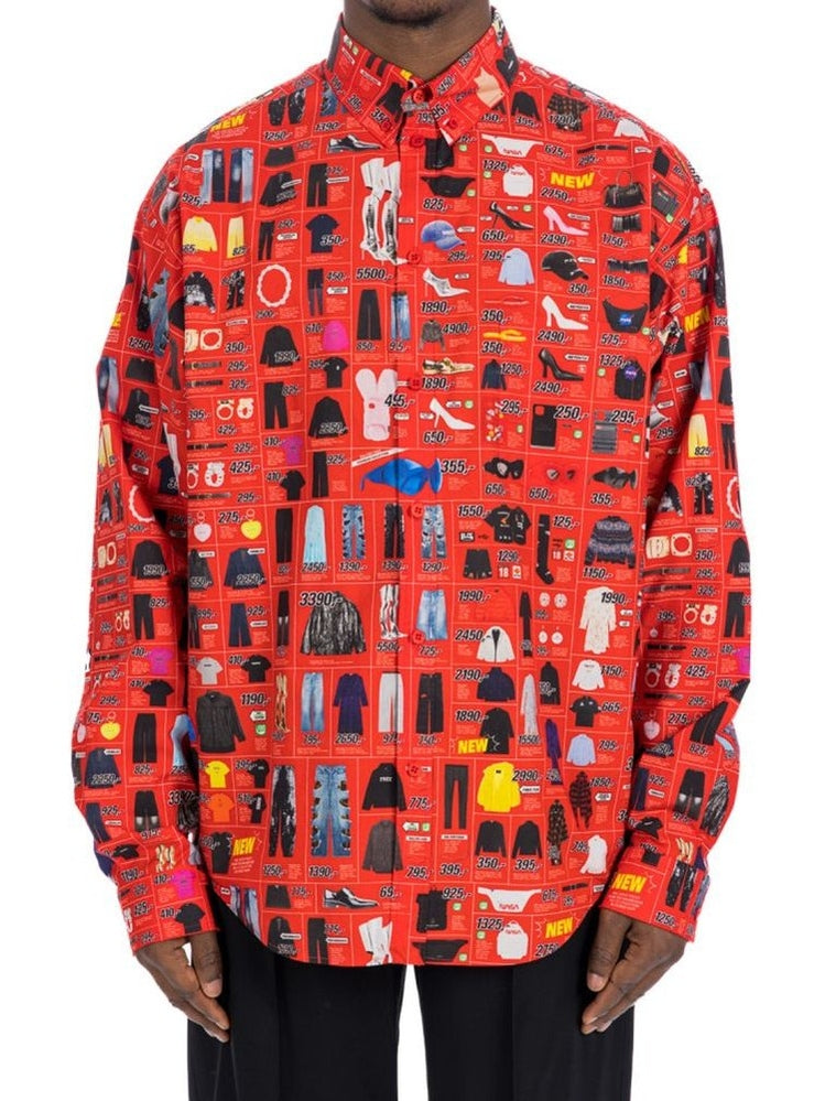Balenciaga Shirt Cotton Graphic