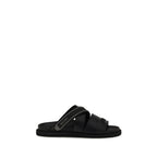 Moschino Flat Calf Leather Sandals