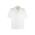 Valentino Short Sleeve Cotton Shirt in White