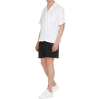 Valentino Short Sleeve Cotton Shirt in White