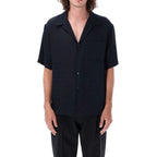 Valentino Iconographe Silk Short-Sleeve Shirt