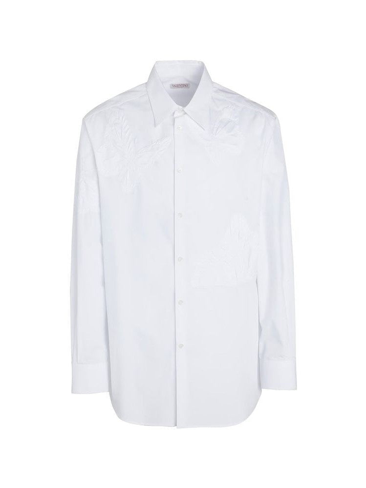 Valentino Shirt 100 Percent Cotton Embroidered