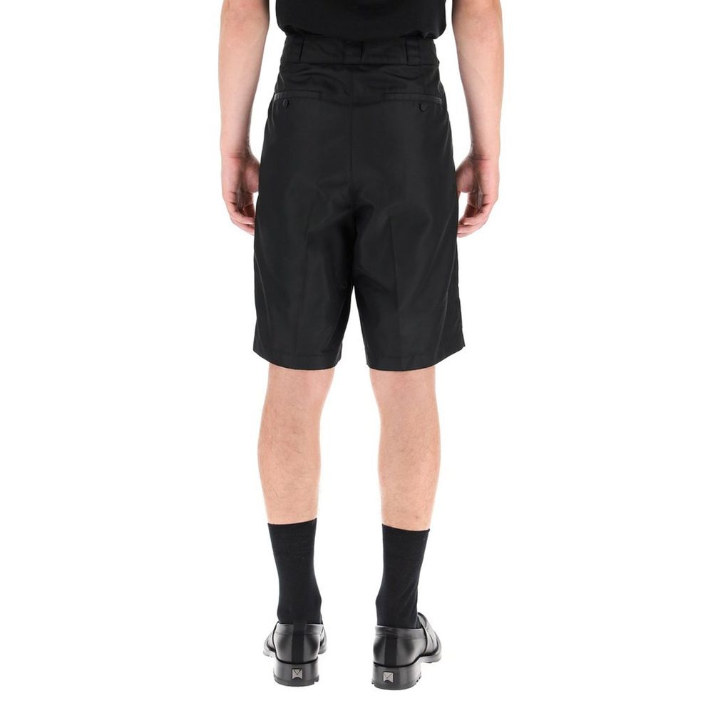Valentino Nylon Bermuda Shorts in Black