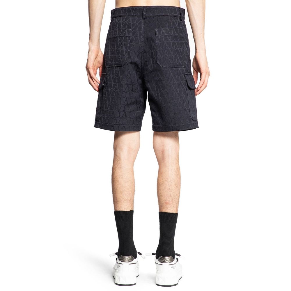 Valentino Iconographe Cotton Cargo Shorts