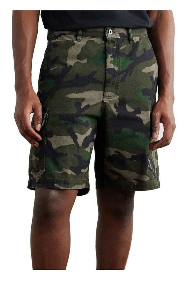 VALENTINO Cotton CargoShortsWithBicolorDetail MadeInItaly LuxuriouslyCraftedExquisitely