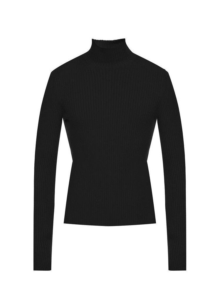 Balenciaga Turtleneck Sweater Cashmere Blend Ribbed