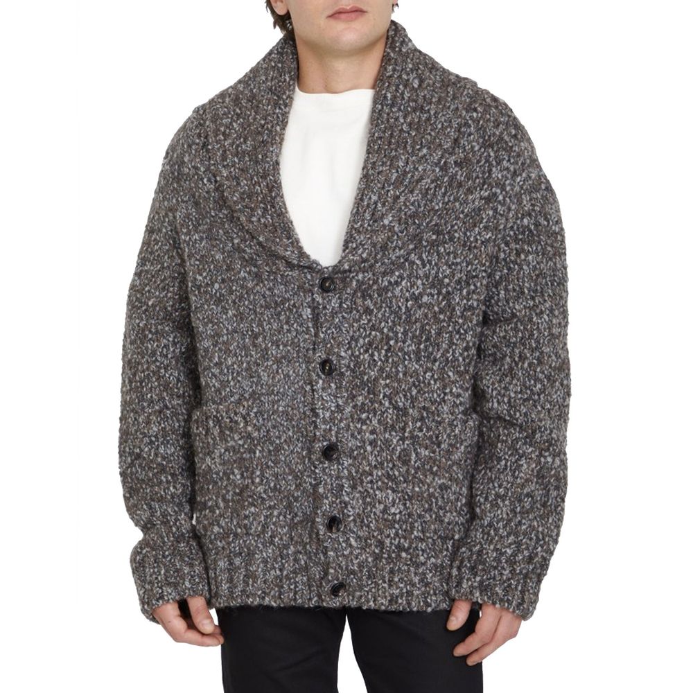 Bottega Veneta Cardigan από Alpaca και Μαλλί σε Γκρι
