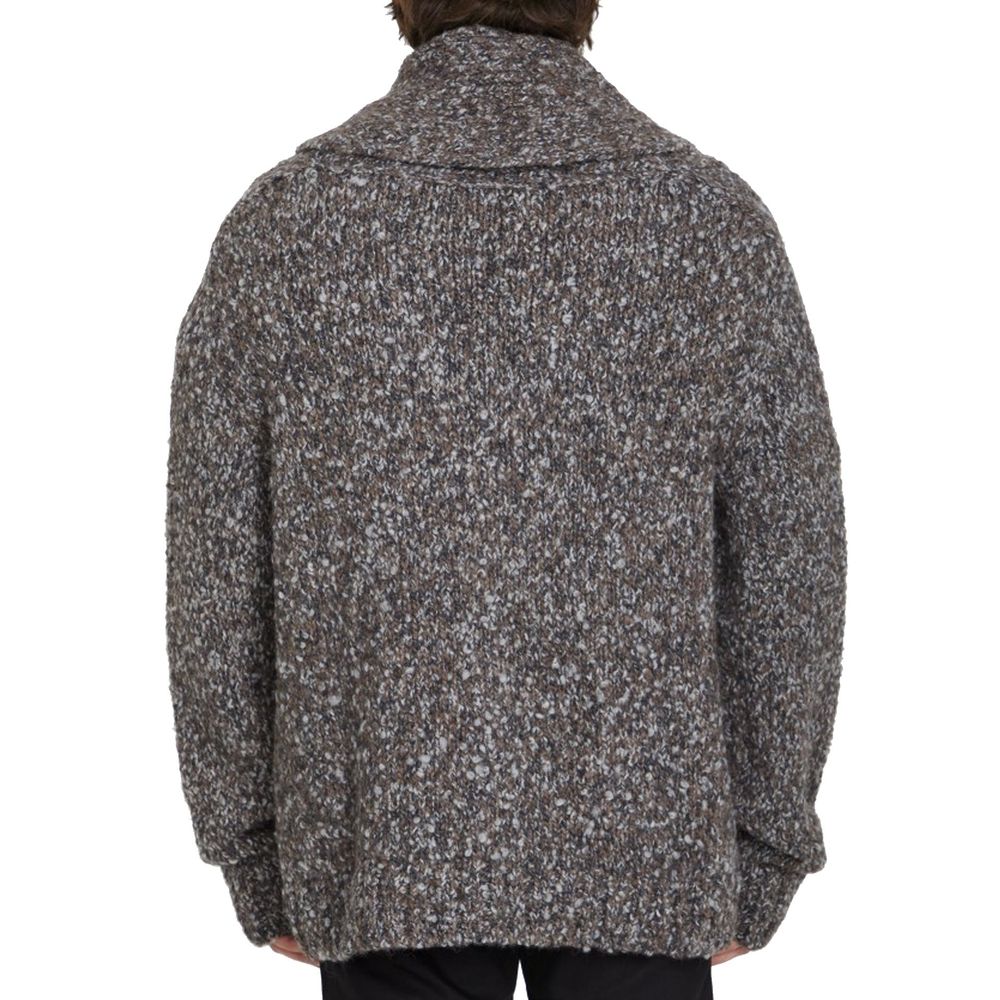 Bottega Veneta Cardigan από Alpaca και Μαλλί σε Γκρι