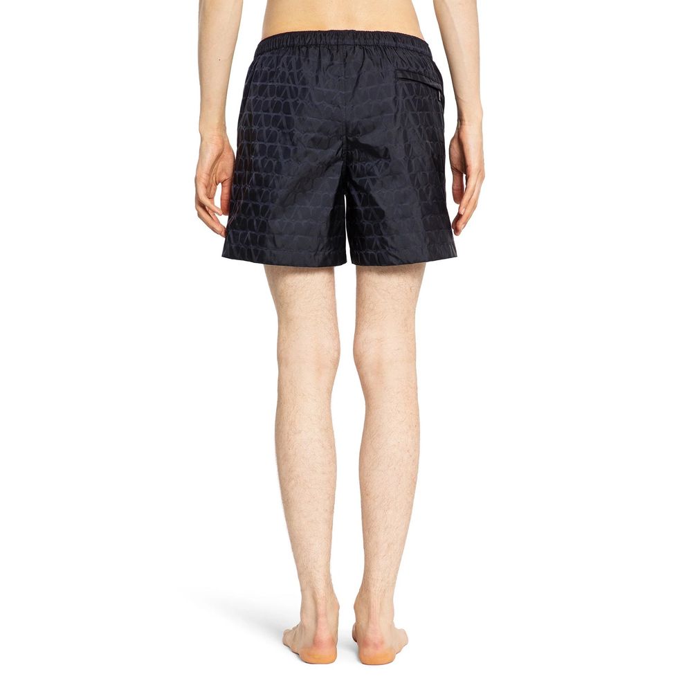 Valentino Jacquard Polyamide Shorts