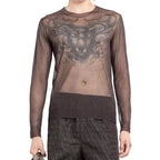 Valentino Silk Crew Neck Sweatshirt