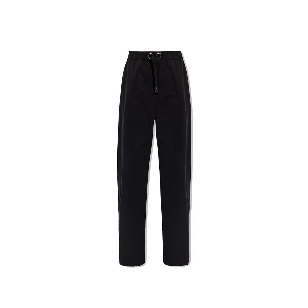 Versace Cotton Tailored Trousers in Black