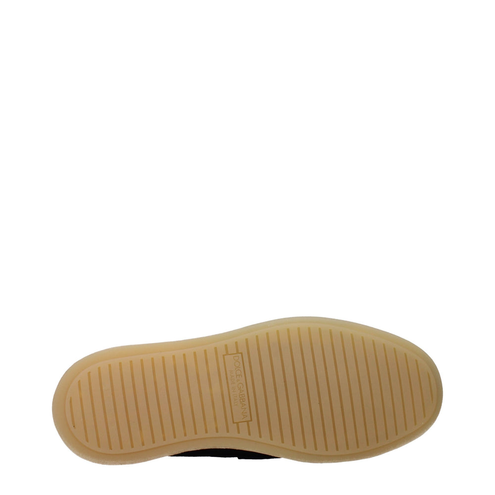 Dolce & Gabbana Suede Slip-On Loafers in Blue