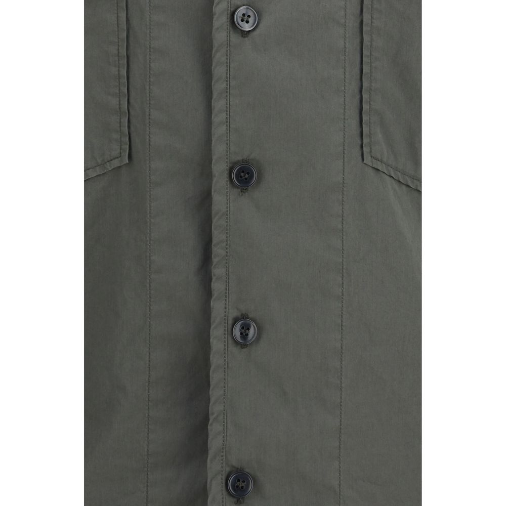 Dolce & Gabbana 100% Cotton Short-Sleeve Shirt in Grey