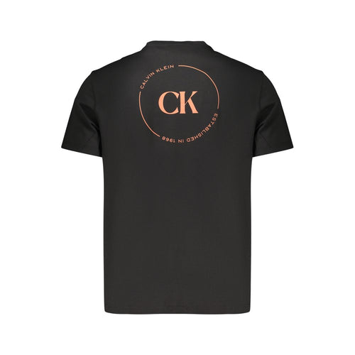 Calvin Klein Μαύρο Βαμβακερό T-Shirt