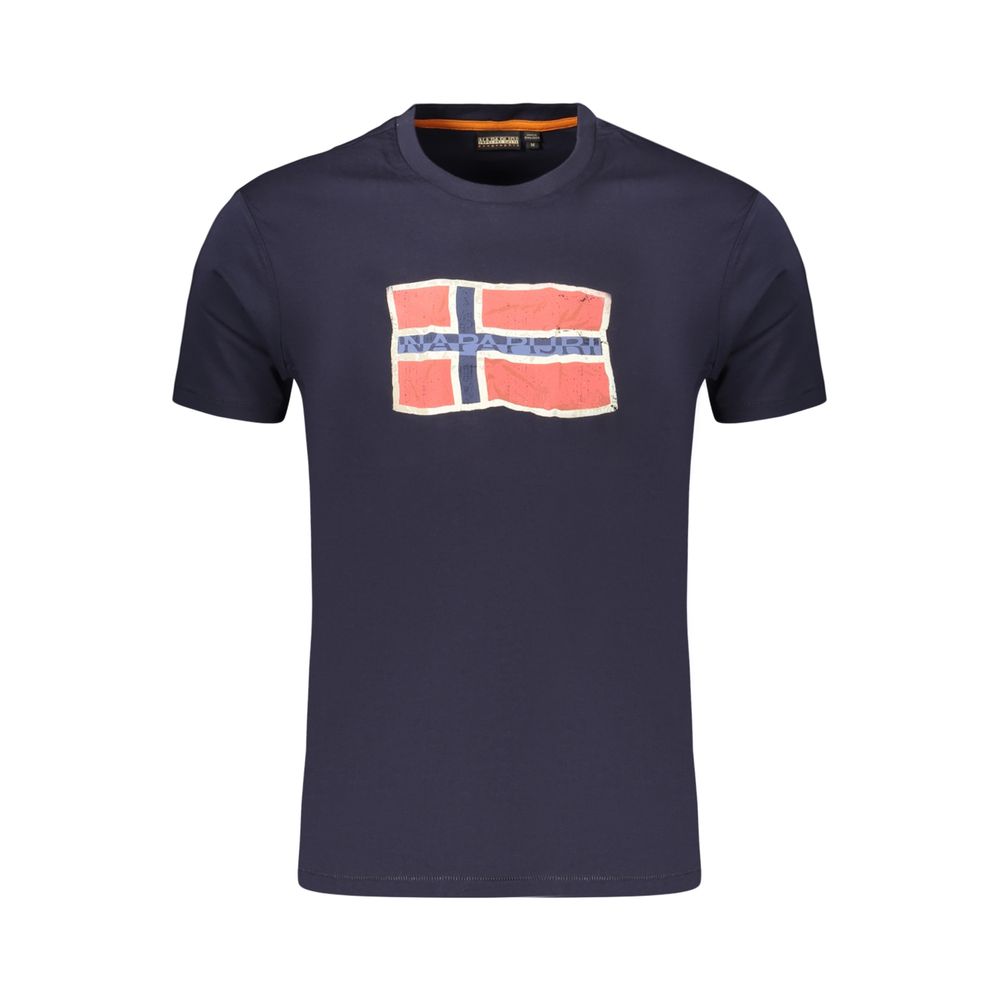 Napapijri Blue Cotton T-Shirt