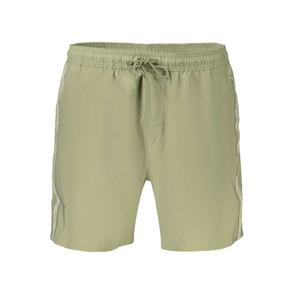 Green Polyester Men's Swim Short mens luxury fashion - Mens Edit