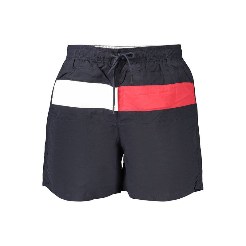 Blue Polyester Men's Swimwear mens luxury fashion - Mens Edit