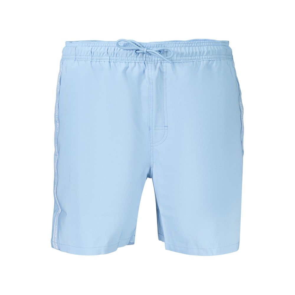 Azzurro Polyester Men's Swim Shorts mens luxury fashion - Mens Edit