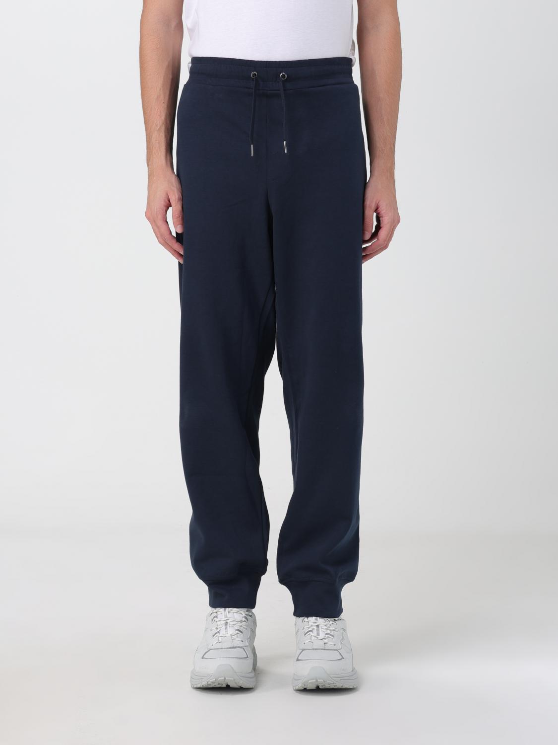 Blue Cotton Joggers (Workout Pants) mens luxury fashion - Mens Edit