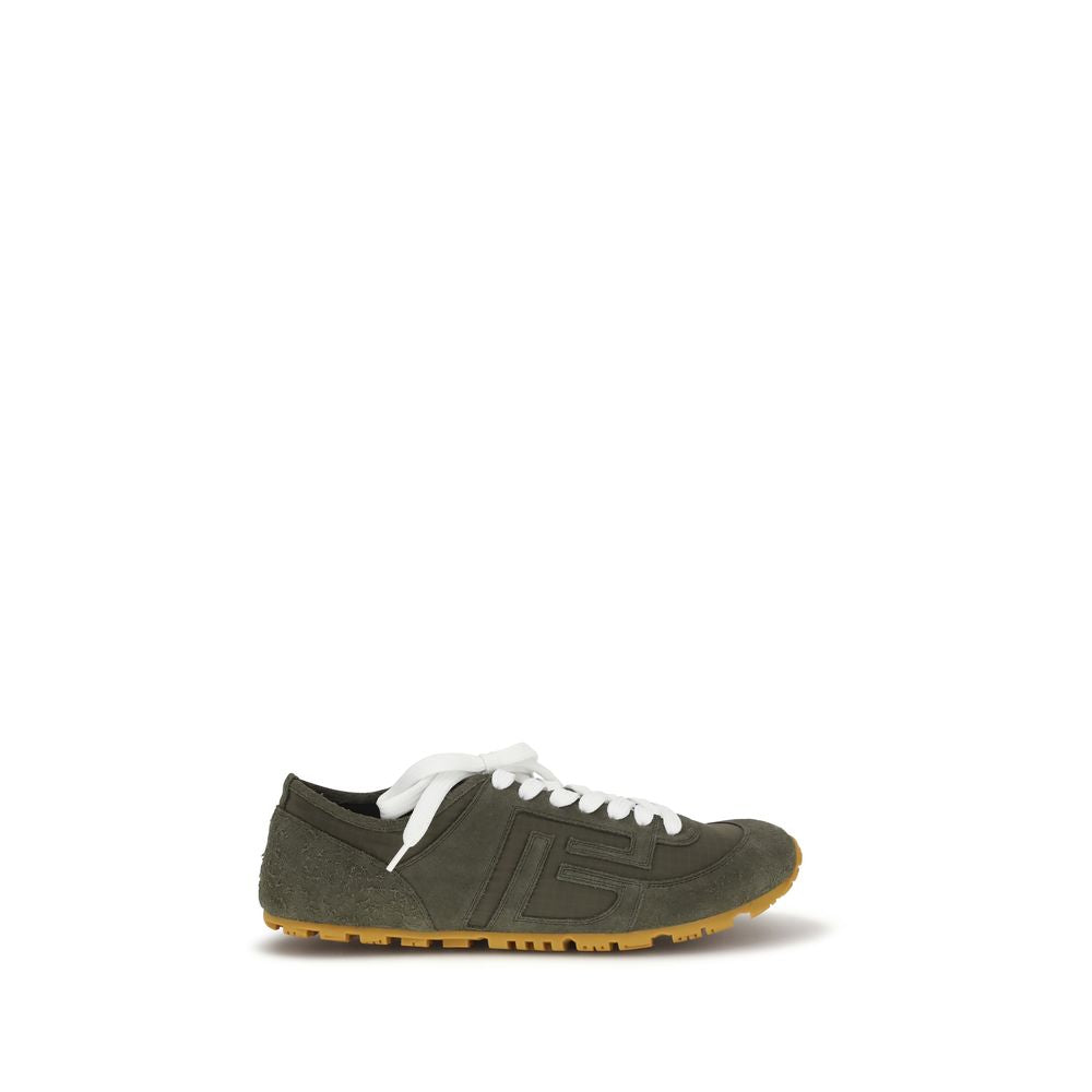 Balmain Bicolor Calf Leather Street Sneakers